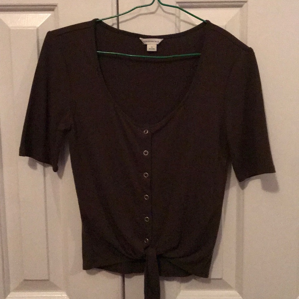 Olive green top